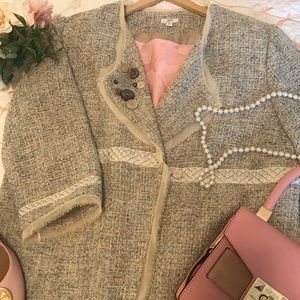 Sale‼️🌸J Jill Tweed Coat